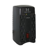 REGULADOR ELECTRONICO DE VOLTAJE VICA T1 750VA 400WATTS 8 NEMA 5-15R (4/4), 3 AÑOS DE GARANTIA